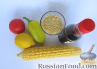 Фото приготовления рецепта: Ризони с кукурузой и овощами - шаг №1