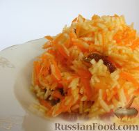 Фото приготовления рецепта: Салат "Чистое здоровье" из моркови, яблок и изюма - шаг №6