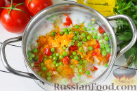 Фото приготовления рецепта: Постный рисовый суп - шаг №7