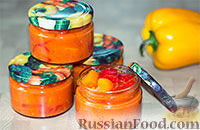 Фото приготовления рецепта: Лечо из перца и помидоров (на зиму) - шаг №9