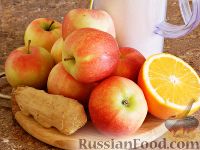 Фото приготовления рецепта: Яблочный джем с апельсином и имбирем - шаг №1