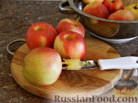 Фото приготовления рецепта: Яблочный джем с апельсином и имбирем - шаг №4