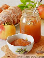 Фото приготовления рецепта: Яблочный джем с апельсином и имбирем - шаг №13