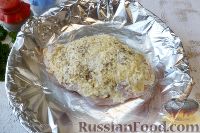 Фото приготовления рецепта: Куриное филе, фаршированное шпинатом и сыром - шаг №10