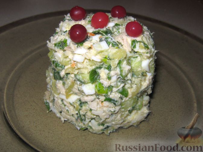 Салат с куриной грудкой - Пошаговый рецепт с фото. Новогодние рецепты Салаты на Новый год