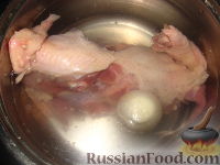 Фото приготовления рецепта: Бульон куриный - шаг №2