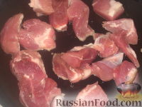 Фото приготовления рецепта: Жаркое из свинины с картофелем - шаг №2