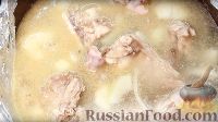Фото приготовления рецепта: Картофельное пюре с тремя видами сыра - шаг №6