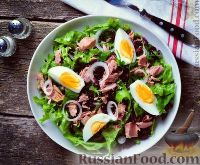 Фото к рецепту: Салат с рисом и тунцом