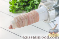 Фото приготовления рецепта: Ведарай (литовская картофельная колбаса) - шаг №4