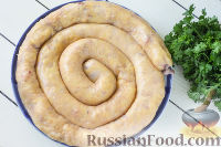 Фото приготовления рецепта: Ведарай (литовская картофельная колбаса) - шаг №11