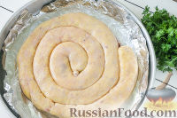 Фото приготовления рецепта: Ведарай (литовская картофельная колбаса) - шаг №12