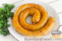 Фото приготовления рецепта: Ведарай (литовская картофельная колбаса) - шаг №13