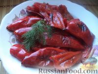 Фото приготовления рецепта: Перец жареный по-молдавски - шаг №7