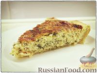 Фото к рецепту: Сырный пирог с зеленью