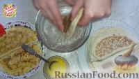 Фото приготовления рецепта: Лепешки на кефире (хингалш) - шаг №5