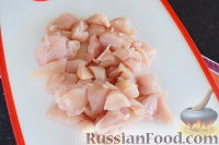 Фото приготовления рецепта: Запеканка из рисовой лапши, с курицей - шаг №9