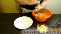 Фото приготовления рецепта: Картофельные палочки с беконом и сыром - шаг №5
