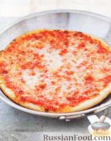 Фото к рецепту: Простая пицца с сыром
