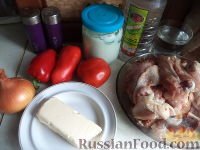 Фото приготовления рецепта: Чахохбили (Кавказское блюдо из курицы или утки) - шаг №1