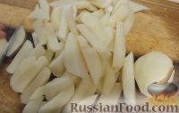 Фото приготовления рецепта: Картофель фри в духовке, со сметанным соусом - шаг №1