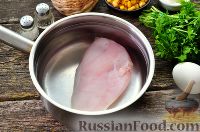 Фото приготовления рецепта: Салат из курицы и грибов - шаг №2
