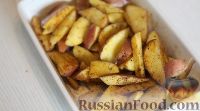 Фото приготовления рецепта: Запечёный картофель и грибной сливочный соус - шаг №3