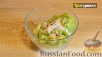 Фото приготовления рецепта: Салат из зеленых помидоров - шаг №3