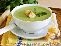 Фото к рецепту: Крем-суп из брокколи и шпината