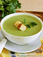 Фото приготовления рецепта: Крем-суп из брокколи и шпината - шаг №16