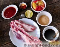 Фото приготовления рецепта: Свиные ребрышки в соусе по-канадски - шаг №1