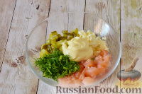 Фото приготовления рецепта: Закуска из картофеля и семги - шаг №6
