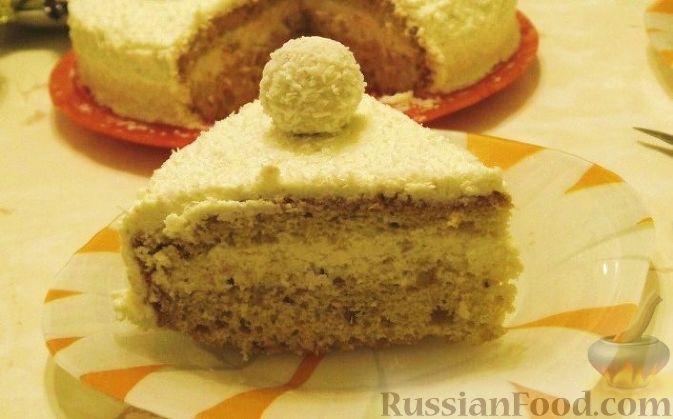 Творожный торт «Рафаэлло» с молочным кремом, рецепт с фото — hb-crm.ru