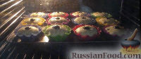 Фото приготовления рецепта: Кексы с голубикой - шаг №5