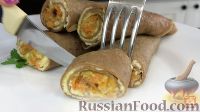 Фото приготовления рецепта: Печеночные трубочки с яйцами и морковью - шаг №21