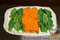 Фото приготовления рецепта: Овощной рулет из лаваша с адыгейским сыром - шаг №3