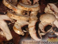 Фото приготовления рецепта: "Бистро" - гречка с печенью и грибами - шаг №6