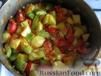 Фото приготовления рецепта: Овощное рагу вегетарианское - шаг №9