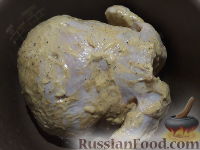 Фото приготовления рецепта: Курица с картофелем (в мультиварке) - шаг №4