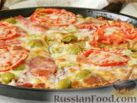 Фото приготовления рецепта: Картофельная пицца - шаг №19