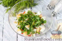 Фото приготовления рецепта: Салат с крабовыми палочками и морковью по-корейски - шаг №4