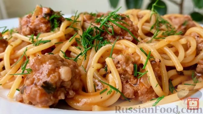 Спагетти с фрикадельками: рецепт знакомого детства