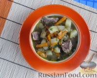 Фото приготовления рецепта: Суп с лапшой и машем - шаг №12