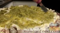 Фото приготовления рецепта: Слоеный салат "Лемберг" с грибами и мясом - шаг №14