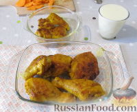 Фото приготовления рецепта: Курица в молоке, запеченная в духовке - шаг №6