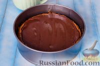 Фото приготовления рецепта: Шоколадный чизкейк - шаг №17