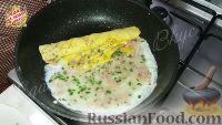Фото приготовления рецепта: Роллы из яиц (на завтрак) - шаг №2