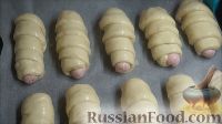 Фото приготовления рецепта: Сосиски в тесте - шаг №12