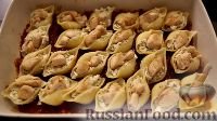 Фото приготовления рецепта: Фаршированные конкильони (макароны-ракушки) с курицей и сыром - шаг №16