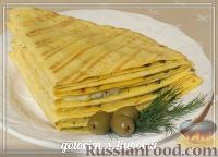 Фото к рецепту: Тортилья с сыром и зеленью